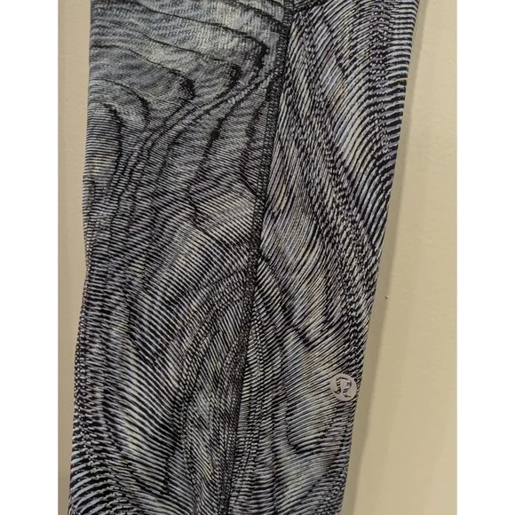 Lululemon Fast And Free High Rise Crop 23" Inseam In Dimensional Icing Size 6 - Picture 3 of 8